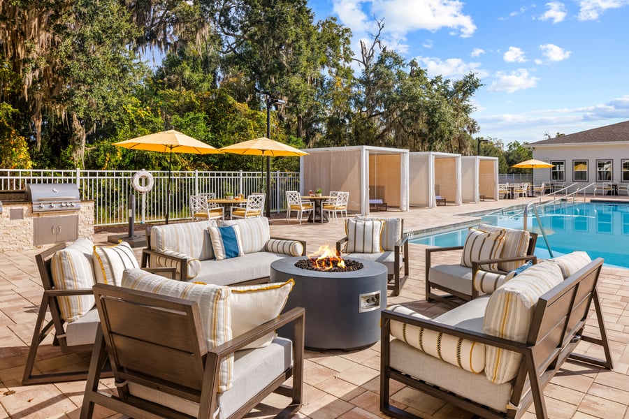 Reflections Heated Pool and Cabanas